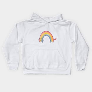 Rainbow cat Kids Hoodie